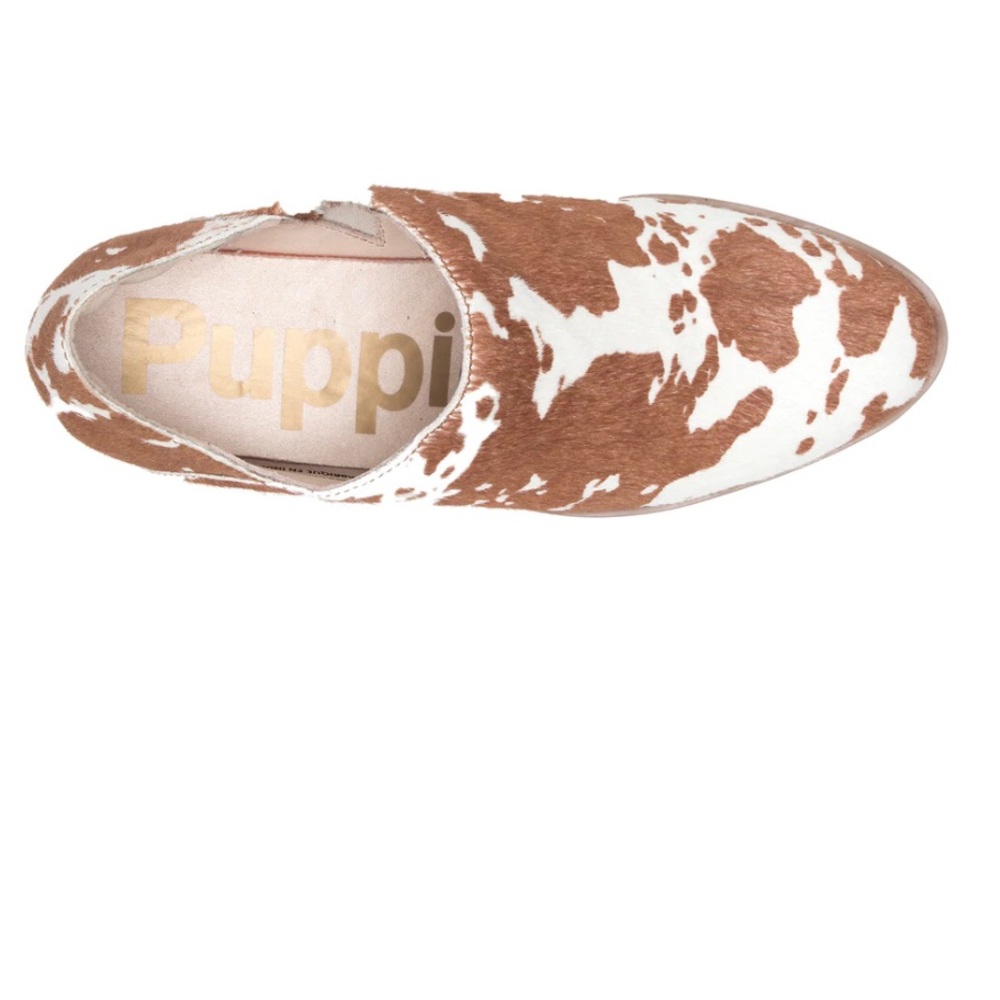 NEW Hush Puppies Women's Cream & White Cow Print Flat and Loafer Shoes Size 8.5 - Picture 3 of 12
